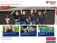 Tablet Screenshot of malteserjugend.de
